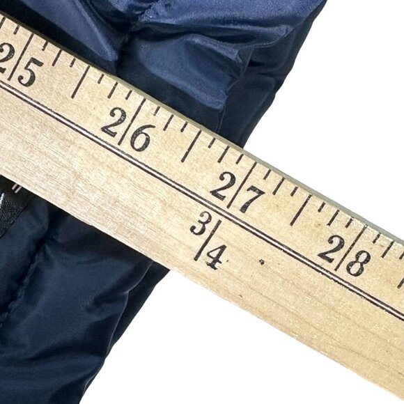 NIKE Youth Reversible Puffer Vest & Jacket Combo Lot Orange Blue Plaid w/ Skull - Picture 7 of 16